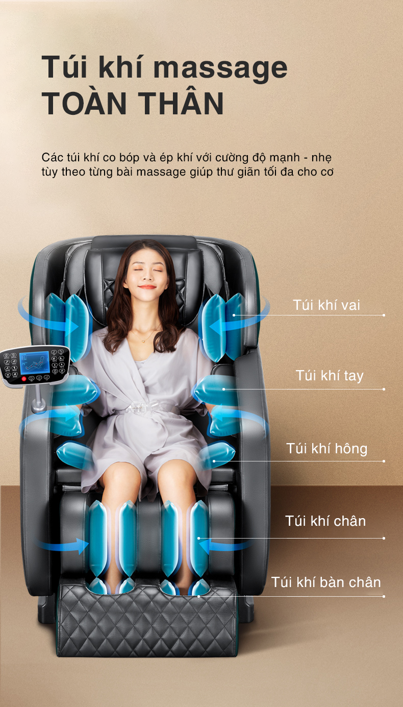 Túi khí massage toàn thân