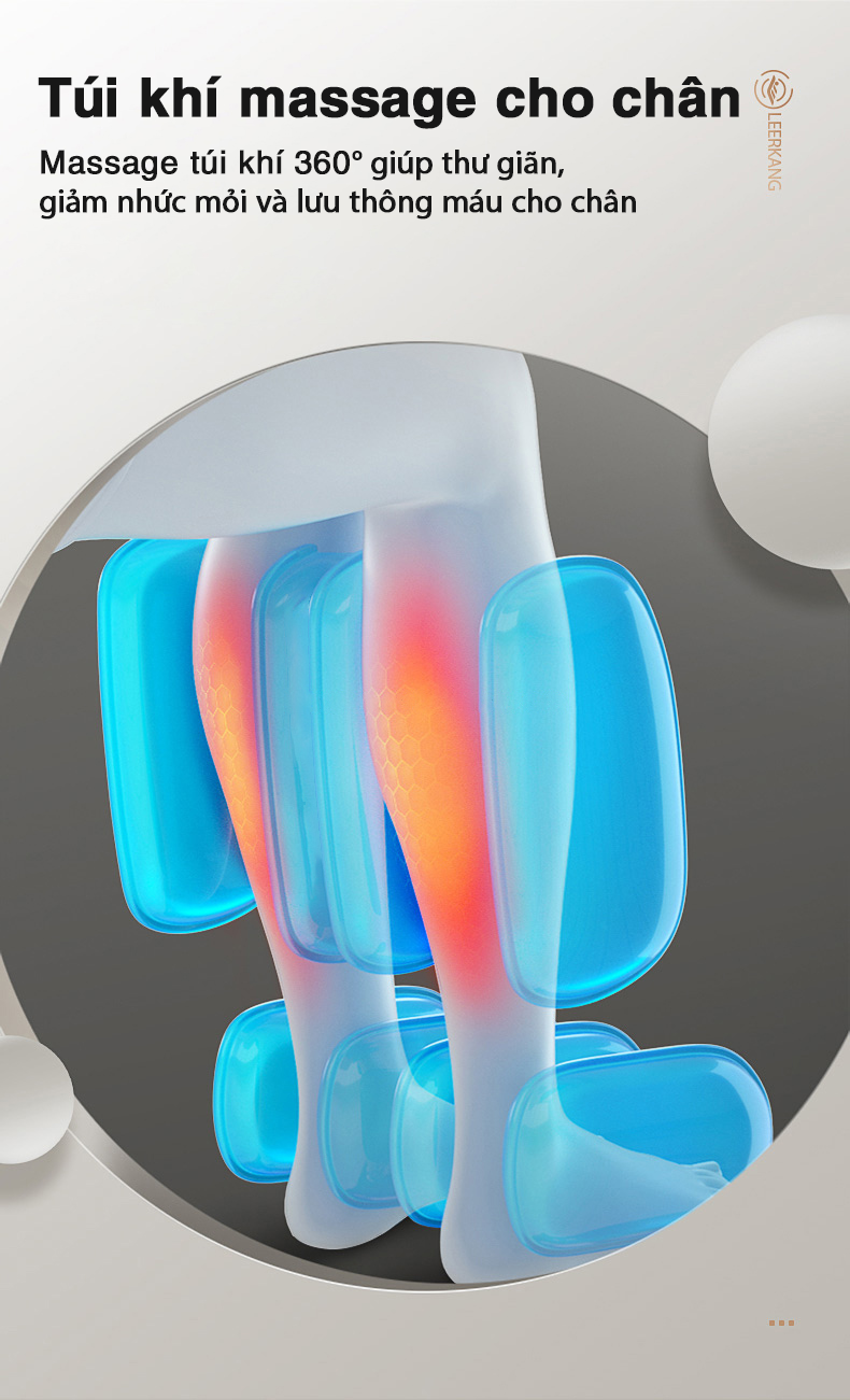 Sưởi nhiệt cho bắp chân và bàn chân