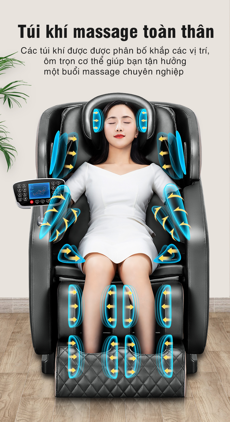 Túi khí toàn thân của ghế massage LEK 988H