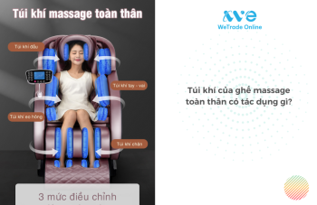 Túi khí của ghế massage toàn thân có tác dụng gì?